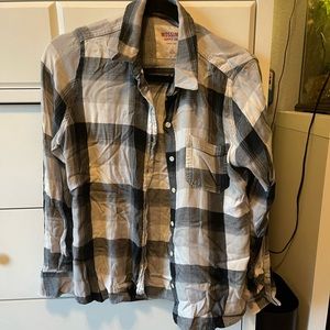 Mossimo Black and White Flannel